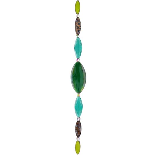 Smooth Green Czech Glass Oval Bead Mix by Bead Landing&#x2122;